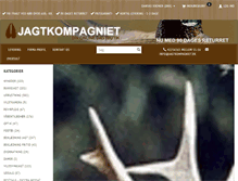Tablet Screenshot of jagtkompagniet.dk